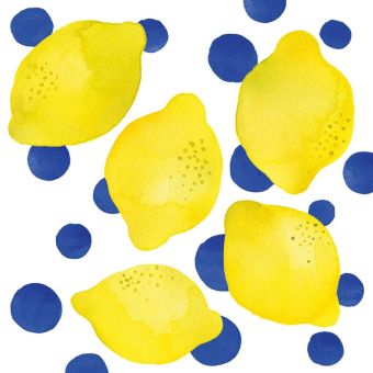Paperproducts Servietten 33x33 cm Lemon & Dots 