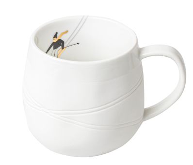 Räder Schneetag Tasse Skifahren D.7,5cm H.8cm 