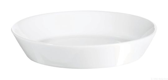 ASA Selection 250°C plus Poletto Aperitif Teller rund Ø 10,5 cm H 2,5 cm weiss glänzend 