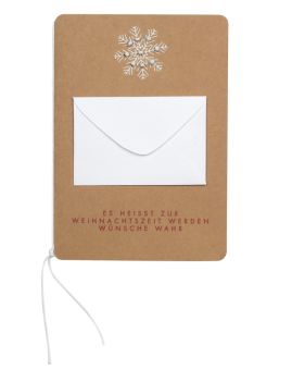 Räder Wunscherfüllerkarte Es heißt zur Weihnachtszeit... 