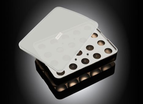 Lurch Ice Former Kugel Ø 3 cm Schwarz Transparent 