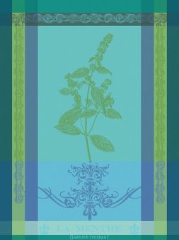 Garnier-Thiebaut Geschirrtuch Menthe 2018 Chlorophylle 56x77 cm 