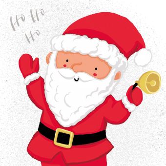 Paperproducts Design Servietten 33x33 cm Ho, ho, ho Napkin 