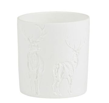 Räder Winterschimmer Hirsche Ø 6,5 cm H 7 cm 