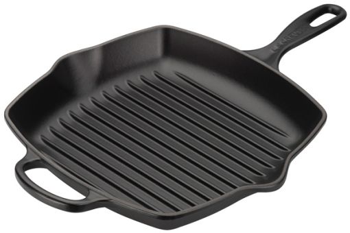 Le Creuset Grillpfanne Quadratisch Signature 26 cm Schwarz 