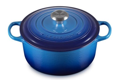 Le Creuset Bräter Rund Signature 24 cm Azure 