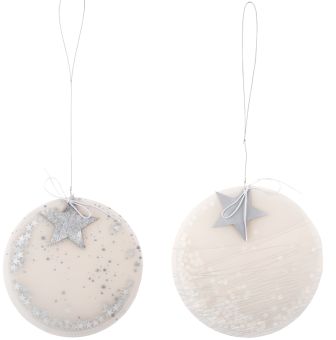 Räder Kreisornament 2er Set silber Ø 16 cm und 20 cm 