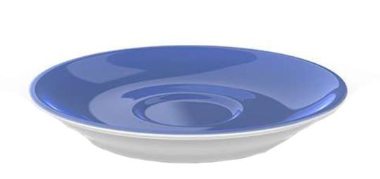 Dibbern Solid Color Lavendelblau Espresso Untertasse Classico 