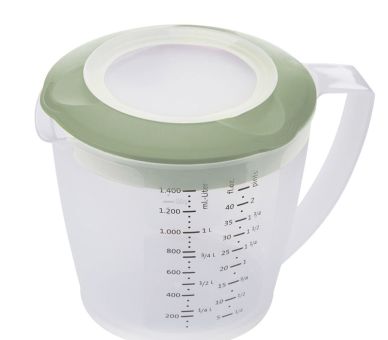 Westmark Rührbecher mit Deckel Helena 1,4 L mint-grün 