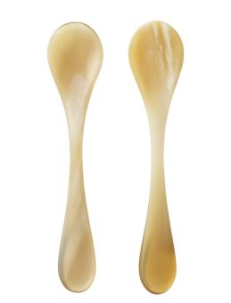 Georg Jensen 2-er Set Kaviarlöffel Indulgence Horn 