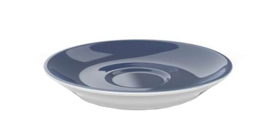 Dibbern Solid Color Indigo Espresso Untertasse Classico 