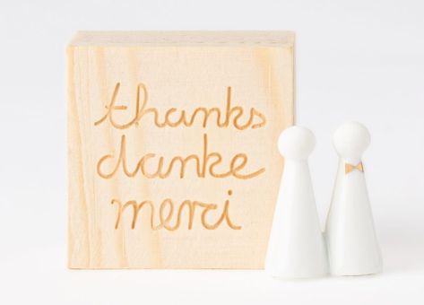 Räder Glückskästchen thanks,danke, merci (Paar) 