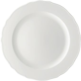 Hutschenreuther Maria Theresia Weiss Platzteller 31 cm Fahne 