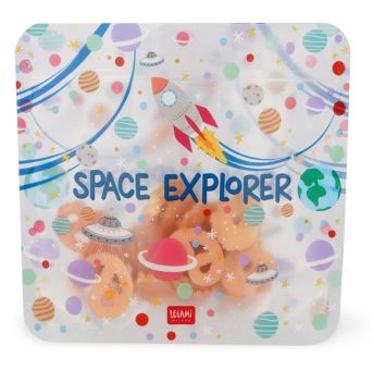 Legami 3er Set Snack Bags wiederverwendbar Space 