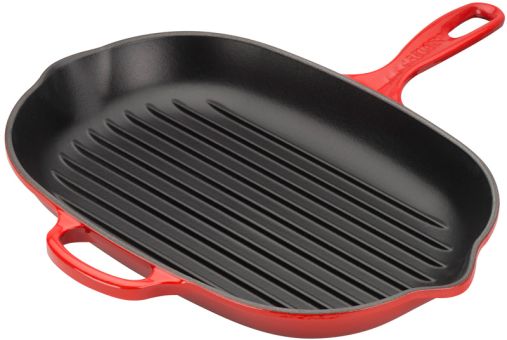 Le Creuset Grillpfanne Oval Signature Kirschrot 