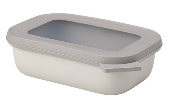 Mepal Multischüssel Cirqula Rechteckig 500 ml Nordic White 