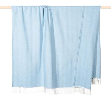 pad Decke 150x200 cm Fine Edge blue 50% Baumwolle 50% Polyacrylic 