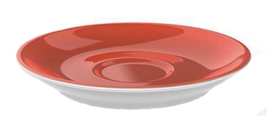 Dibbern Solid Color Koralle Espresso Untertasse Classico 
