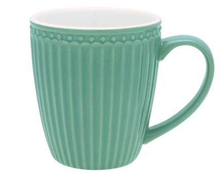 Greengate Mug Alice dusty green 