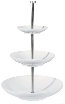 ASA Selection Grande Originale Etagere mit Schalen H 49 cm Ø 15/ 22/ 30 cm 