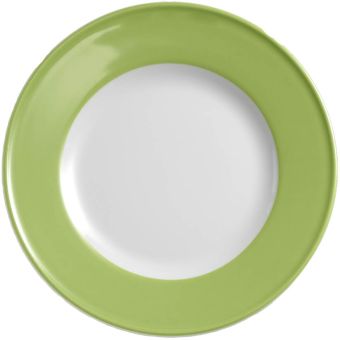 Dibbern Solid Color Maigrün Teller flach 21 cm Fahne 