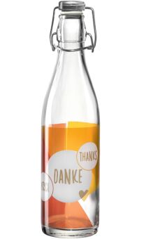 Leonardo Likörflasche 0,5 L -Danke- Camminata 