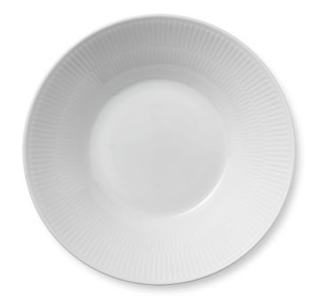 Royal Copenhagen White Fluted Teller Tief 