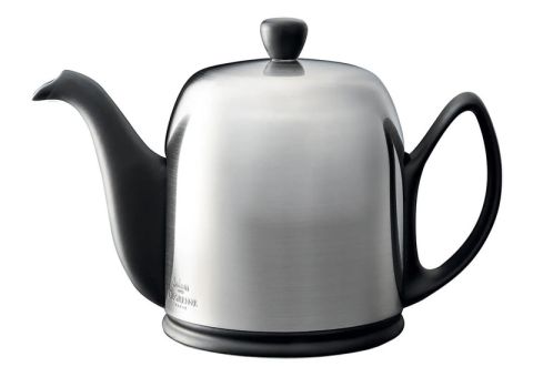 Guy Degrenne Teekanne 6 Tassen Salam schwarz matt 