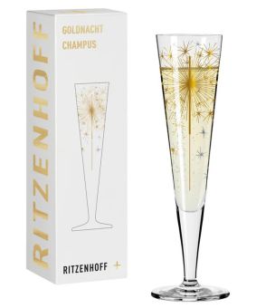 Ritzenhoff Goldnacht Champus 5 P. Mohr F19 Champagnerglas 