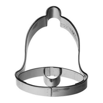 Birkmann Aussstechform Glocke geometrisch 5,6 cm Edelstahl blau 