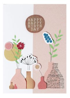 Räder Farbfreudekarte Happy Birthday 