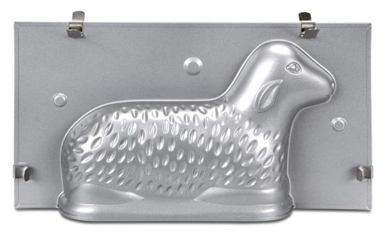 Städter Osterlämmchen 27,5 x 15 x 7 cm Silber 3D-Backform We-Love-Baking 