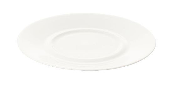 Dibbern Fine Bone China Weiss Untertasse zylindrisch flach 0,25 L 