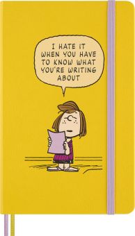 Moleskine Peanuts Patty Notizbuch Limitierte Ausgabe, L/A5, Liniert, Fester Einband, Orange 