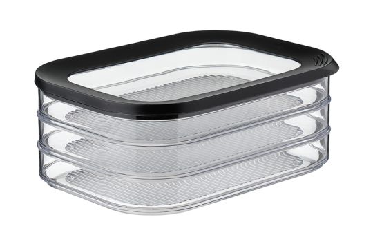Mepal Kühlschrankdose Modula Aufschnitt 550/3 Schwarz 