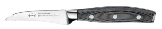 Rösle Schälmesser WOLFGREY 8 Cm Griff Pakka 