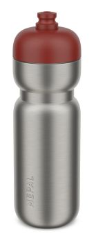 Mepal Edelstahl Trinkflasche Pull Sport 800 ml Mountain Red 