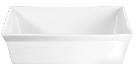 ASA Selection 250°C plus Poletto Gratin Form Quadratisch 23x23x6 cm weiss 1,5 L glänzend 