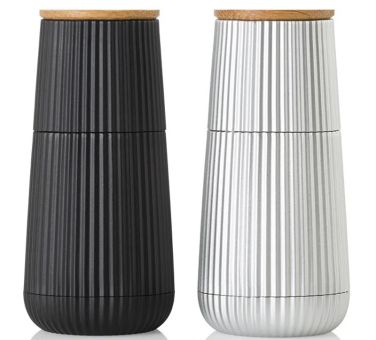 AdHoc Set Pfeffer- und Salzmühle Scape black&silver 