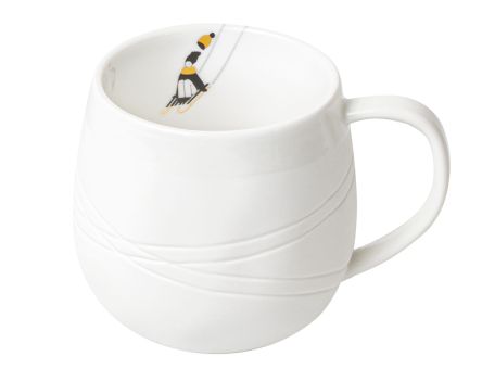 Räder Schneetag Tasse Goldkufen D.7,5cm H.8cm 