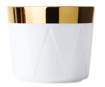 Sieger by Fürstenberg Temptation Sip of Gold Becher ohne Henkel White Circus 