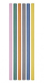 Remember Glasstrohhalme 6er-Set 