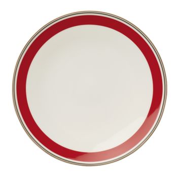 Dibbern Capri Teller 28 cm Rot / Anthrazit 