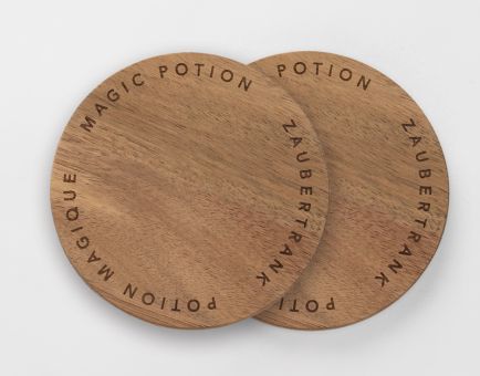 Räder Untersetzer 2er Set Zauber- trank D:10cm H:0,8cm 