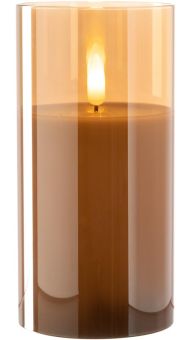 Leonardo Gk/Led Kerze 15x8 Gold Autentico 