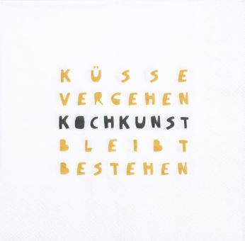 Räder Dining Servietten 33x33 cm Küsse Vergehen (20 Stk.) 