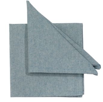 Pichler Serviette 40x40 cm Faro lagune 90% CO 10% PES 