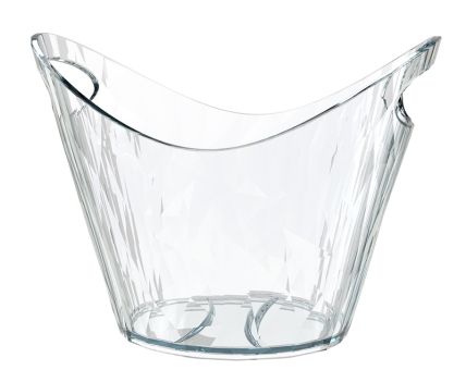 Koziol Superglas Kühler 6 L Club Bucket 2er-Set crystal clear 