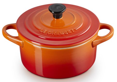 Le Creuset Mini-Cocotte Klassik Rund 14 cm Ofenrot Poterie 