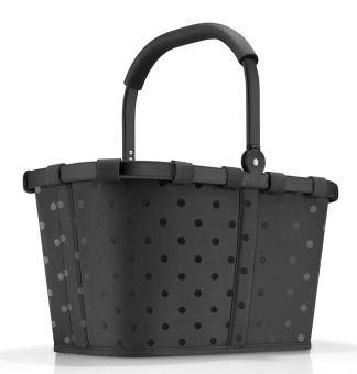 Reisenthel Carrybag Frame Glossy Dots Black 